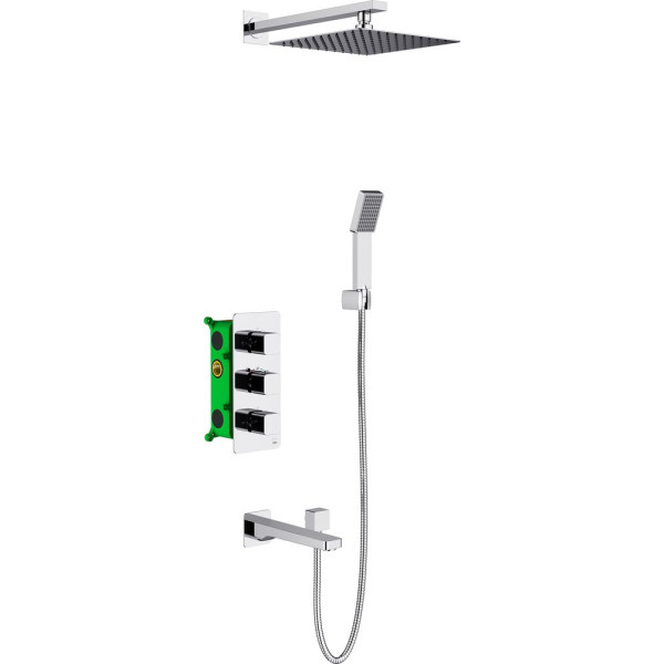 Душевой комплект Timo SX- 5049/00SM chrome С ВНУТРЕННЕЙ ЧАСТЬЮ