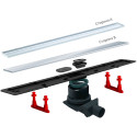 Душевой лоток Pestan Confluo Frameless Line 650 матовый хром