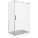 Душевой уголок Good Door Galaxy WTW+SP-C-CH 110x80, профиль хром