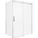 Душевой уголок Good Door Galaxy WTW+SP-C-В 140x80, профиль черный