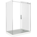 Душевой уголок Good Door Galaxy WTW+SP-C-В 140x80, профиль черный