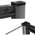 Душевой уголок RGW Classic CL-48B 100x90, профиль матовый черный