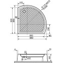 Душевой уголок RGW Passage PA-56 900x800x1950 профиль хром