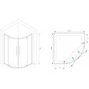 Душевой уголок RGW Stilvoll SV-53 B 90x90x200 профиль черный