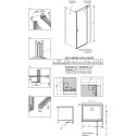 Душевой уголок Radaway Nes KDJ II 100x70 R