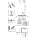 Душевой уголок Radaway Nes KDJ II 110x80 R