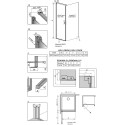 Душевой уголок Radaway Nes KDJ I 90x70 L