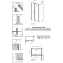 Душевой уголок Radaway Nes KDS II 120x80 L