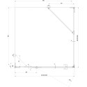 Душевой уголок Ravak BSDPS+B SET 100х100 L Transparent, профиль хром