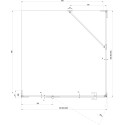 Душевой уголок Ravak BSDPS+B SET 90х90 L Transparent, профиль хром