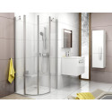 Душевой уголок Ravak CSKK4-80 Transparent, блестящий профиль