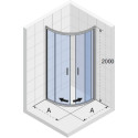Душевой уголок Riho Hamar R309 90х90 см