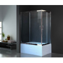 Душевой уголок Royal Bath RB8120BP-T-CH-L с поддоном