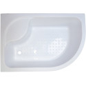 Душевой уголок Royal Bath RB 8120BK-C-CH L, с поддоном