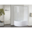Душевой уголок Royal Bath RB 8120BK-T-R
