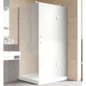 Душевой уголок Vegas Glass AFP-Fis Lux 120*90 07 10 R профиль матовый хром, стекло сатин