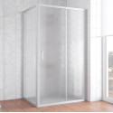 Душевой уголок Vegas Glass ZP+ZPV 110*70 07 02 профиль матовый хром, стекло шиншилла