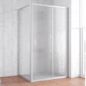 Душевой уголок Vegas Glass ZP+ZPV 110*90 07 02 профиль матовый хром, стекло шиншилла