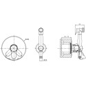 Гигиенический душ D&K Rhein Marx DA1395001 со смесителем, С ВНУТРЕННЕЙ ЧАСТЬЮ