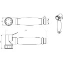 Гигиенический душ D&K Rhein Marx DA1395001 со смесителем, С ВНУТРЕННЕЙ ЧАСТЬЮ