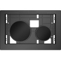 Кнопка смыва TECE Loop Modular 9240667 кнопка черная, стекло на выбор