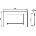 Комплект Ideal Standard Connect AquaBlade E212701 унитаз + инсталляция с кнопкой смыва