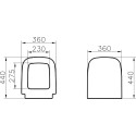 Комплект VitrA S20 9004B003-7204 кнопка хром