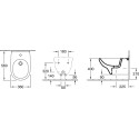 Комплект  Биде подвесное Villeroy & Boch O.Novo 5460 0001 alpin + Система инсталляции для биде Grohe Rapid SL 38553001