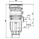 Комплект  Мойка кухонная Blanco Flex 511917 с пробкой + Смеситель Blanco Daras 524179 для кухонной мойки + Измельчитель отходов Bone Crusher BC700-AS