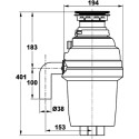 Комплект  Мойка кухонная Zorg Inox RX ZR-500 + Измельчитель отходов Zorg Inox D ZR-75 D