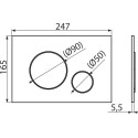 Комплект  Унитаз подвесной VitrA Shift 7742B003-0075 с крышкой + Система инсталляции AM102/1120 + Кнопка смыва AlcaPlast THIN M670 + Шумоизоляционная панель