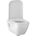 Комплект Чаша для унитаза Geberit Renova Plan 500.378.01.1 + Крышка-сиденье Geberit Renova Plan + Инсталляция Geberit с белой кнопкой смыва