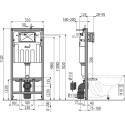 Комплект Унитаз подвесной Duravit D-code 45700900A1 безободковый + Система инсталляции для унитазов AlcaPlast Sadromodul AM101/1120-001 с белой кнопкой и шумоизоляци?