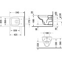 Комплект Унитаз подвесной Duravit D-code 45700900A1 безободковый + Система инсталляции для унитазов AlcaPlast Sadromodul AM101/1120-001 с белой кнопкой и шумоизоляци?