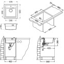 Мойка кухонная Alveus Atrox Granital 20 arctic