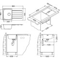 Мойка кухонная Alveus Line Maxim 20