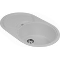 Мойка кухонная AquaGranitEx M-18s серая