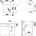 Мойка кухонная Blanco Andano 340-IF
