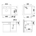 Мойка кухонная Blanco Dalago 5 антрацит