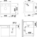 Мойка кухонная Blanco Dalago 5 черная