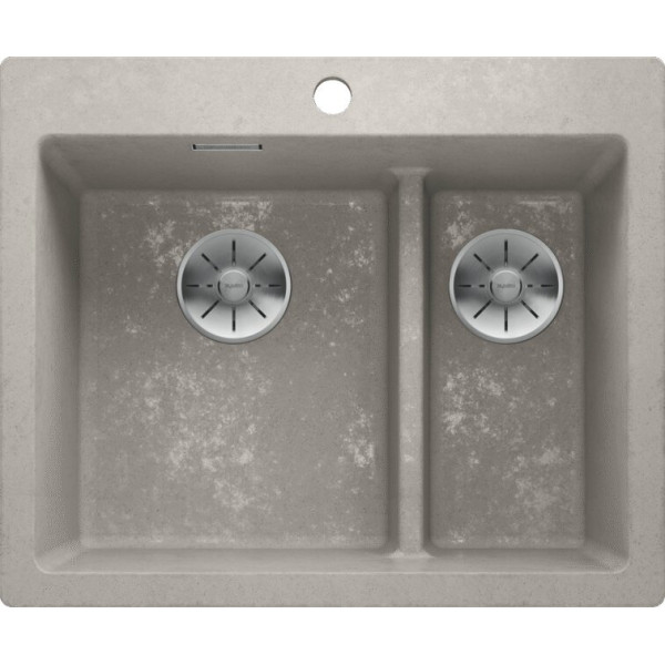 Мойка кухонная Blanco Pleon 6 Split стиль бетон