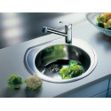 Мойка кухонная Blanco Rondoval 513313 полированная сталь