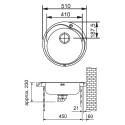 Мойка кухонная Franke Pamira RON 610-41 сталь