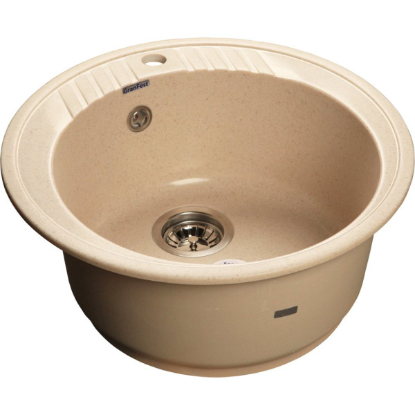 Мойка кухонная GranFest Rondo GF-R520 бежевый