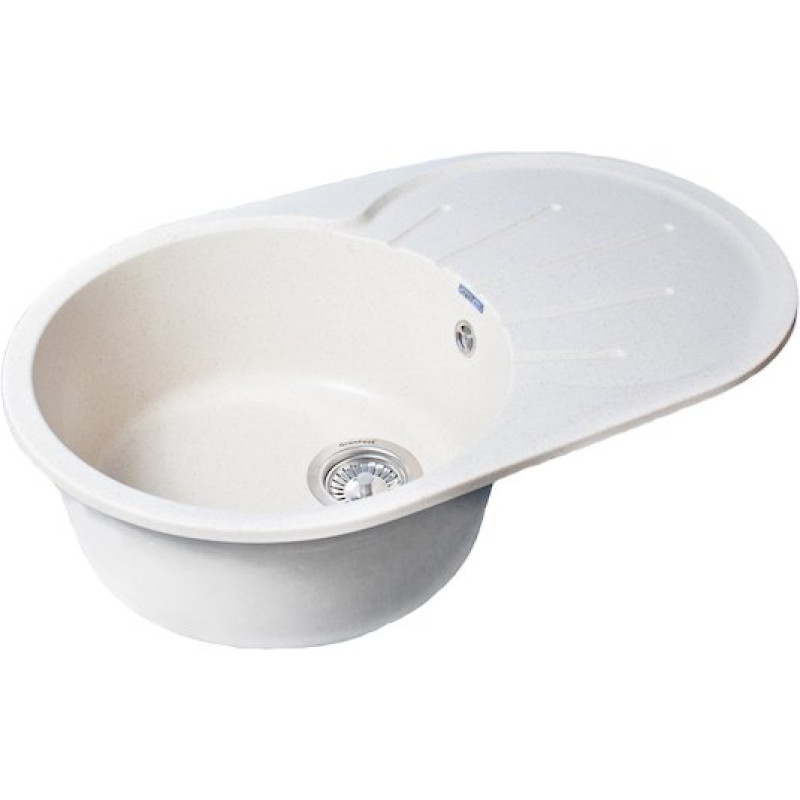 Мойка кухонная GranFest Rondo GF-R750 L белая
