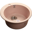 Мойка кухонная GranFest Rondo R-480 светло-розовый