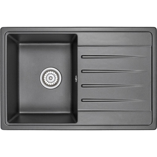 Мойка кухонная Granula Standart ST-7602 черный