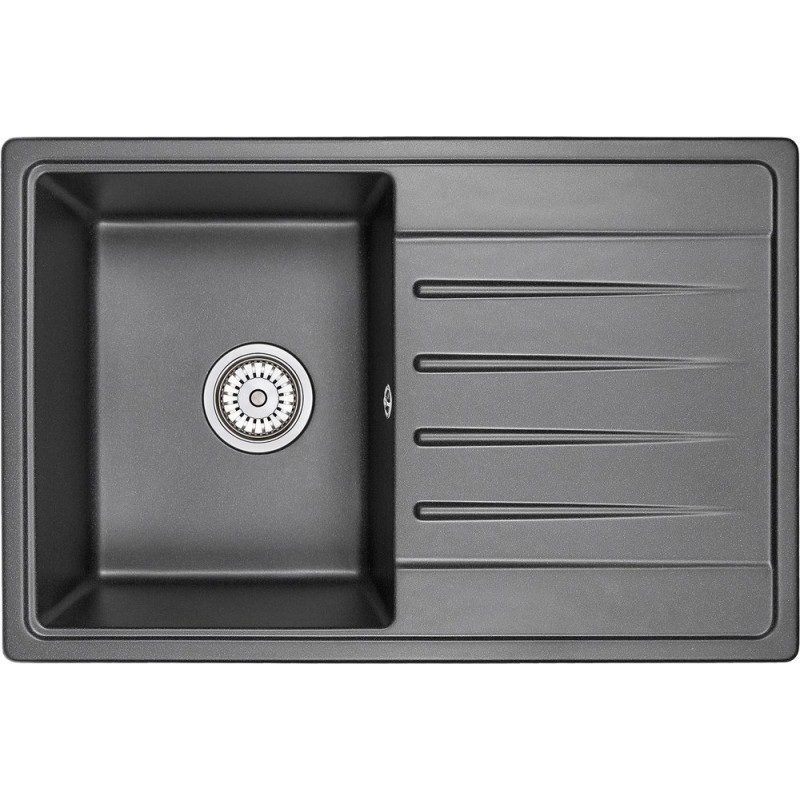 Мойка кухонная Granula Standart ST-7602 черный