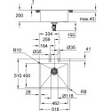 Мойка кухонная Grohe K800 31583SD1 нержавеющая сталь