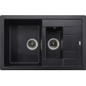 Мойка кухонная Kaiser KG2M-7850-BP черный мрамор